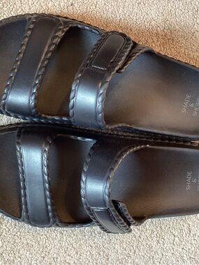 Women’s Black Slide Sandals - Classic Adjustable Straps